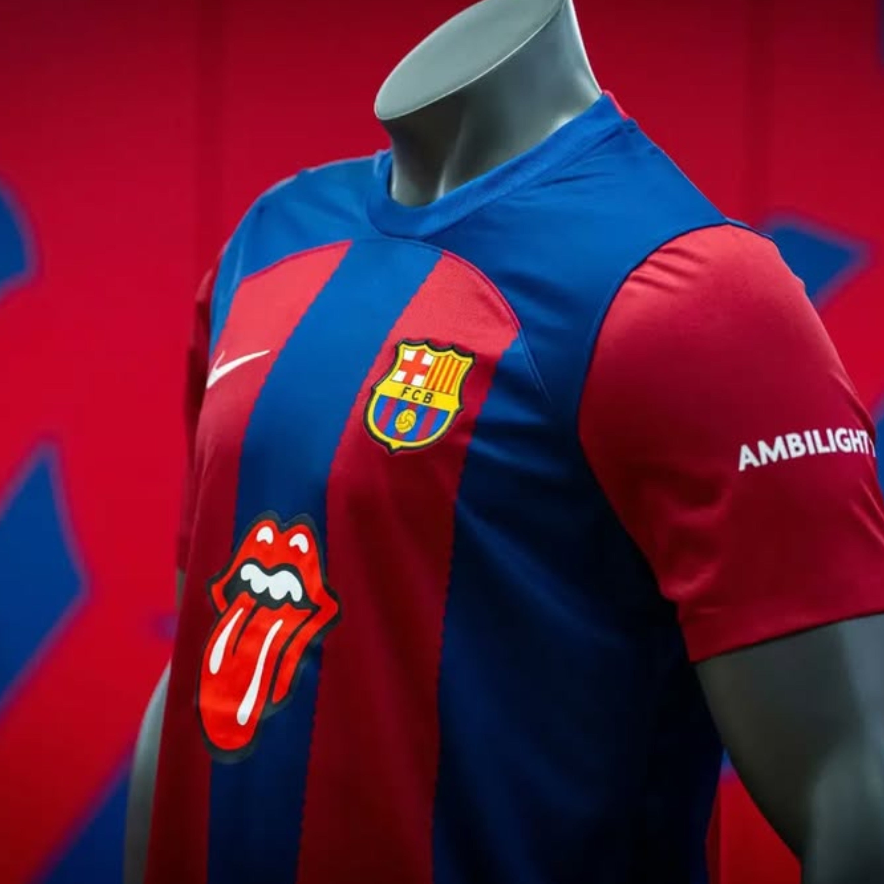 T-shirt authentique Barcelona X Rolling Stones - Homme