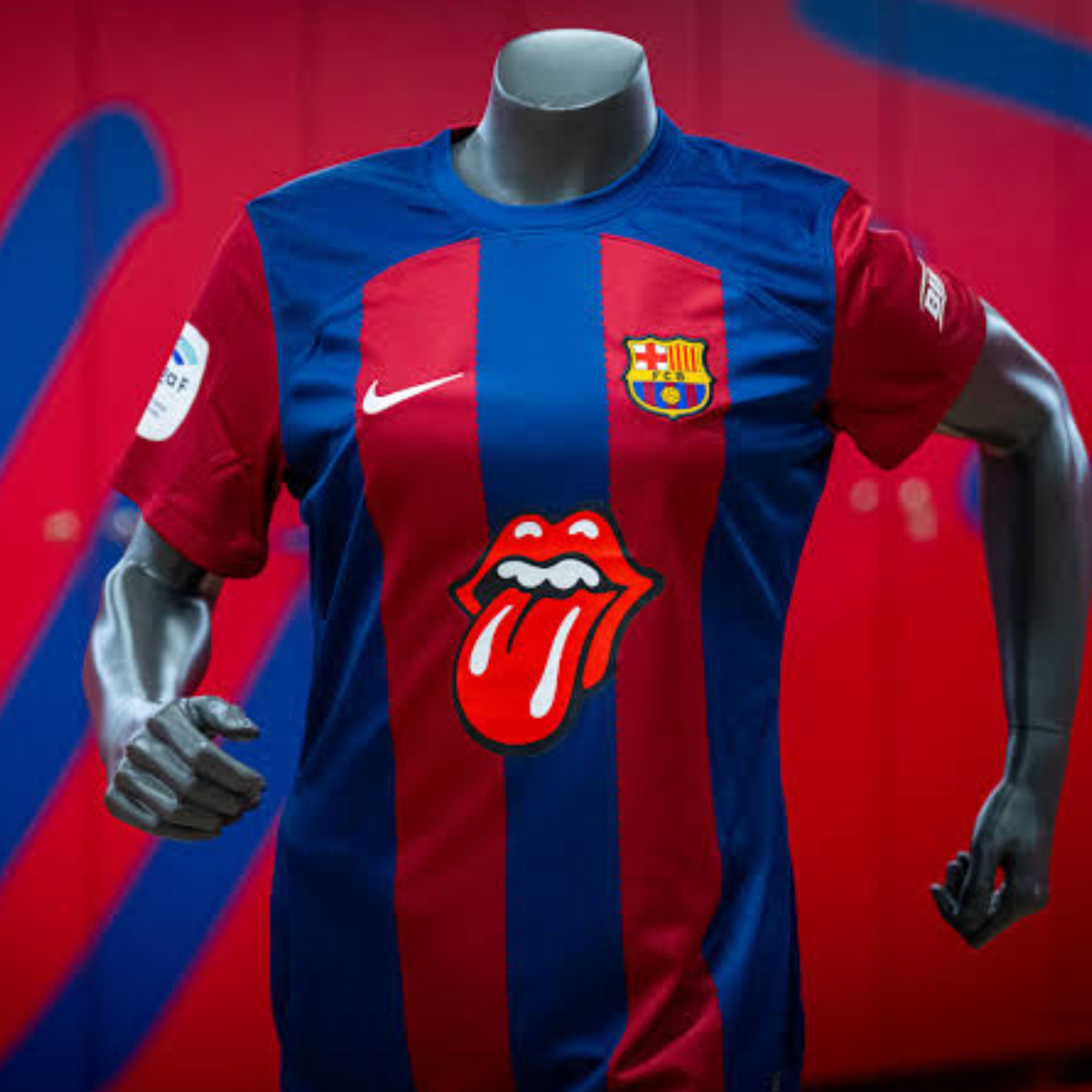 T-shirt authentique Barcelona X Rolling Stones - Homme