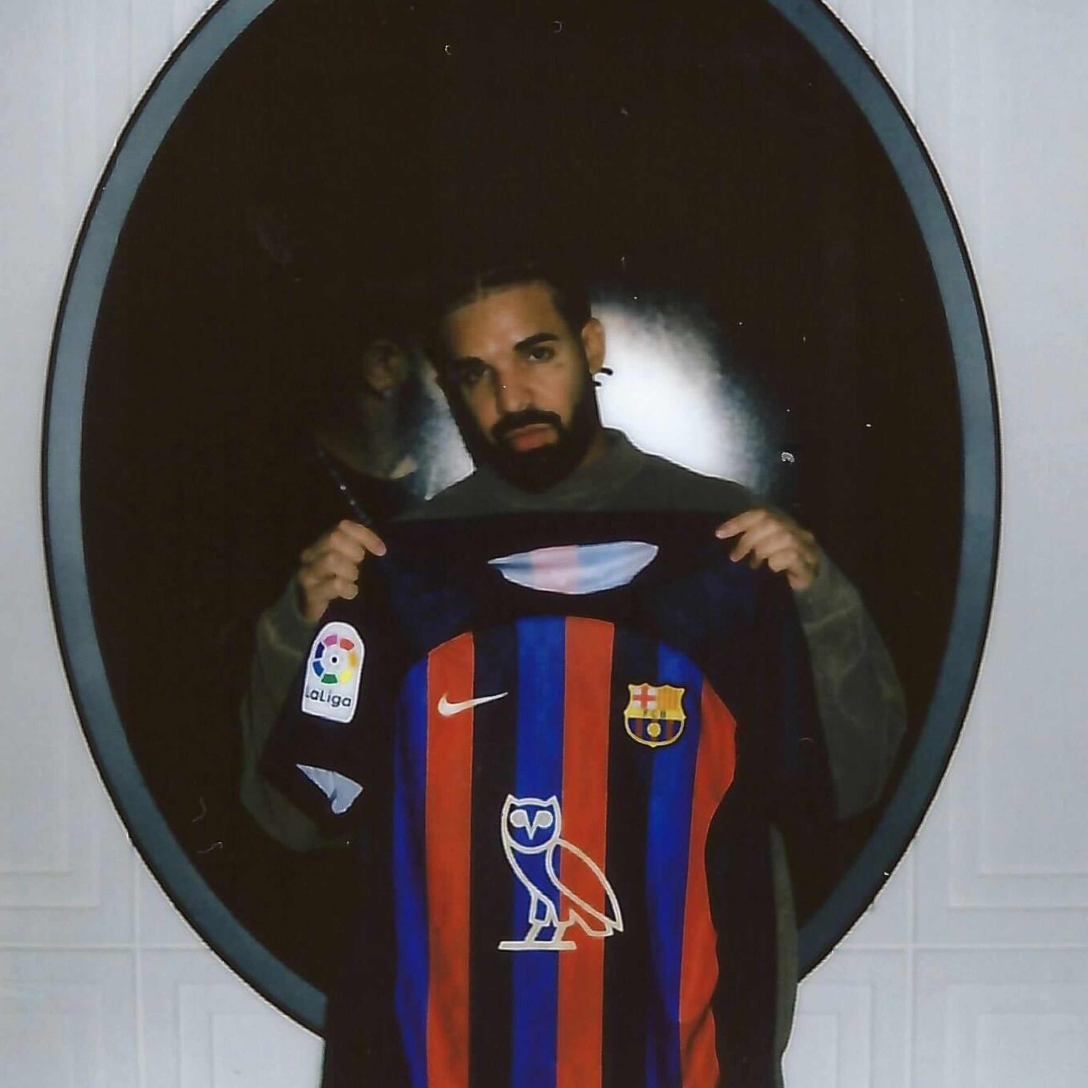T-shirt authentique Barcelona X Drake pour homme