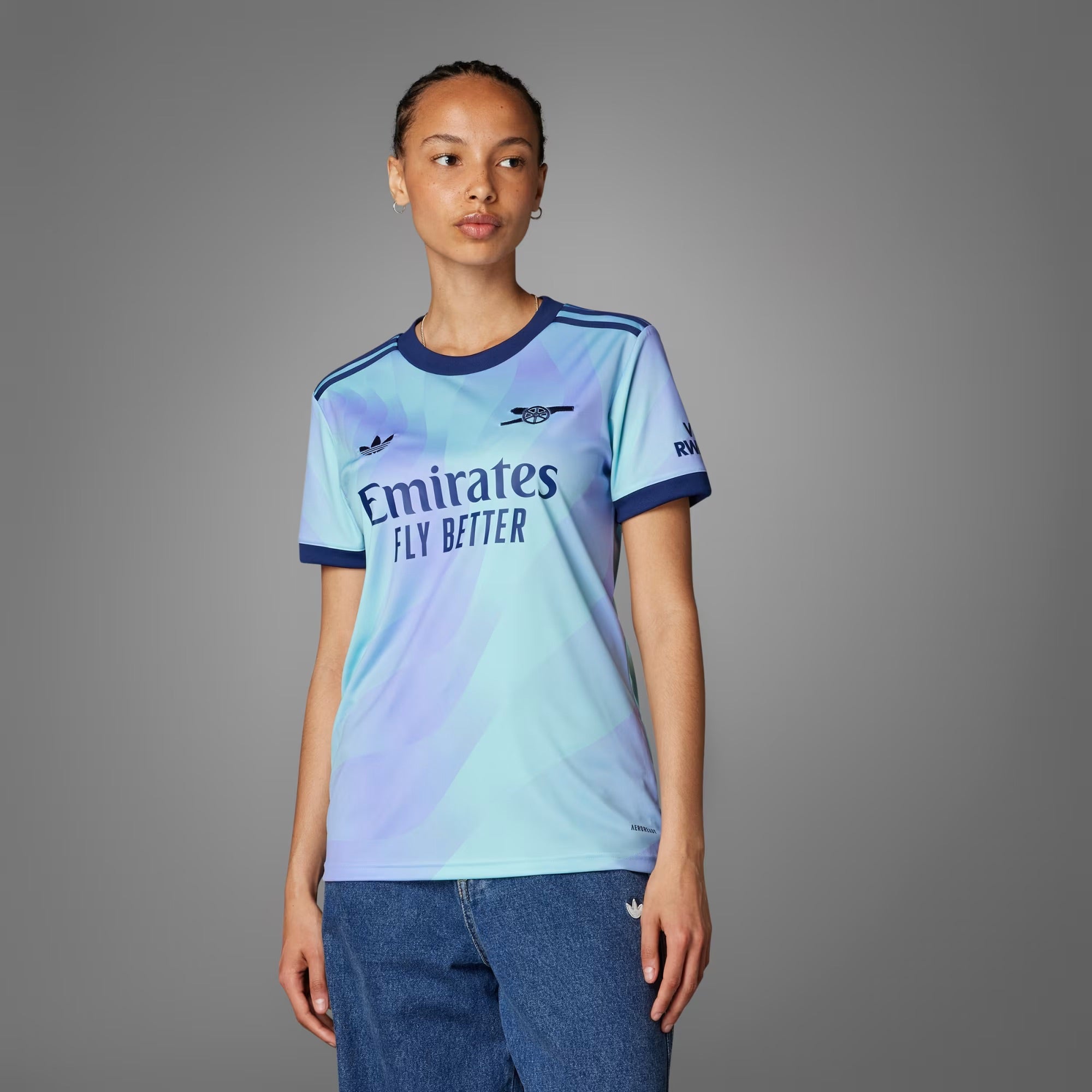 Terceira camisola feminina do Arsenal 2024/25