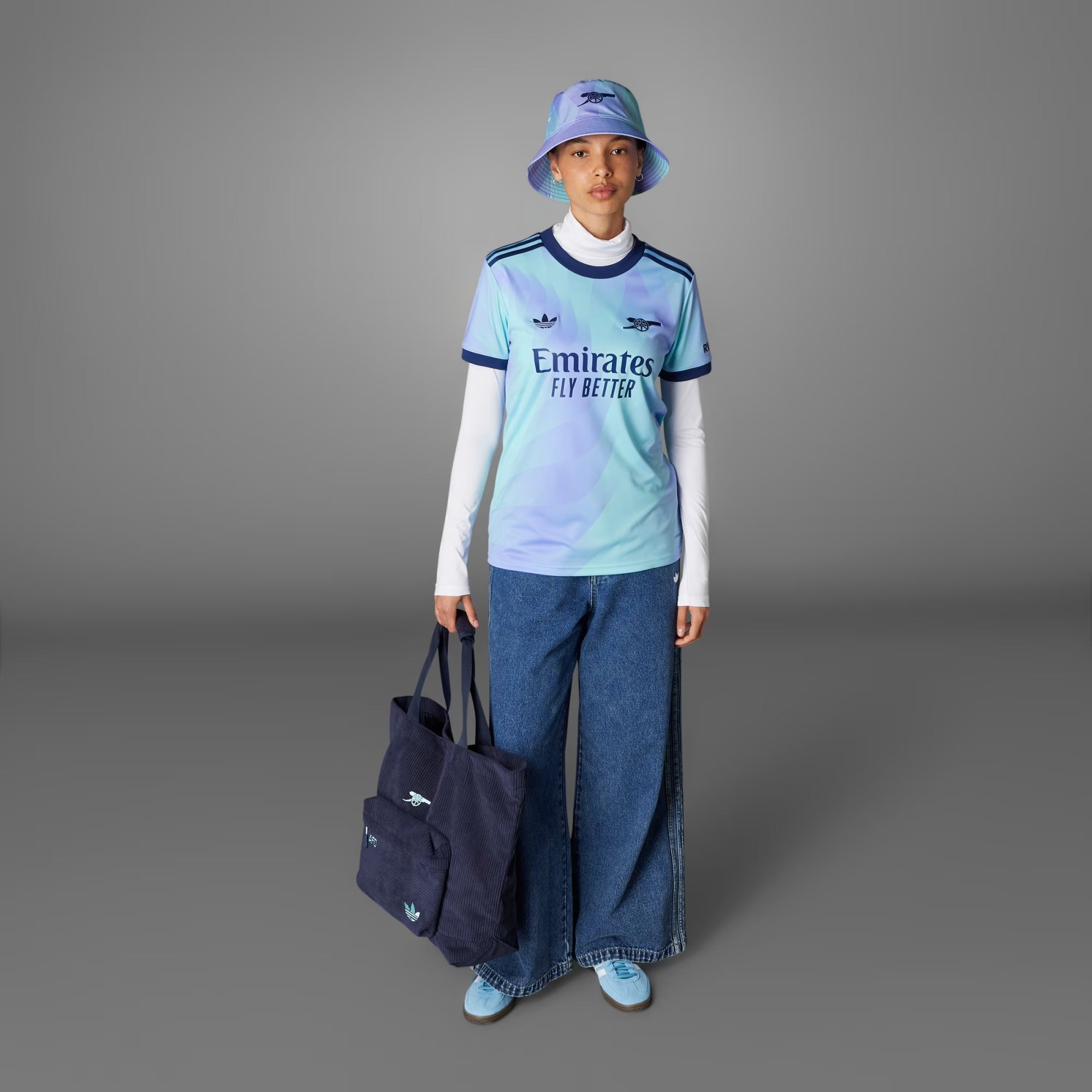 Terceira camisola feminina do Arsenal 2024/25