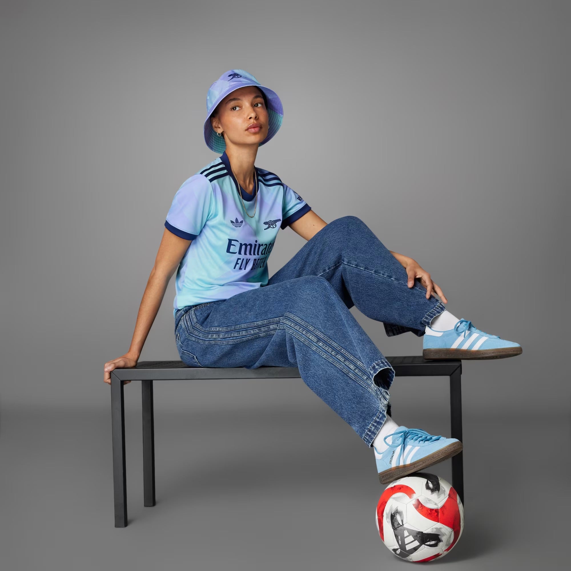 Terceira camisola feminina do Arsenal 2024/25