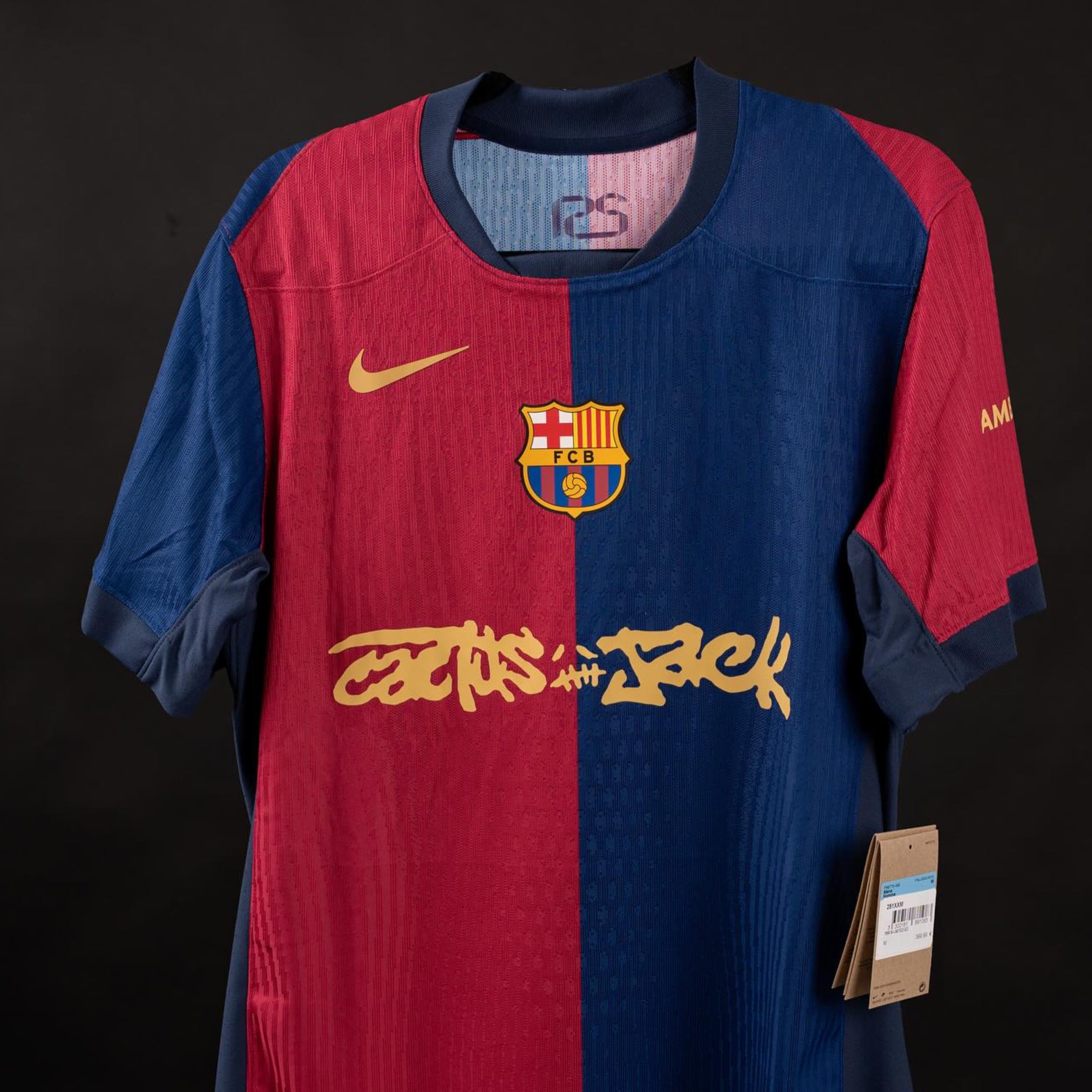 T-shirt authentique Barcelona X Travis Scott pour homme