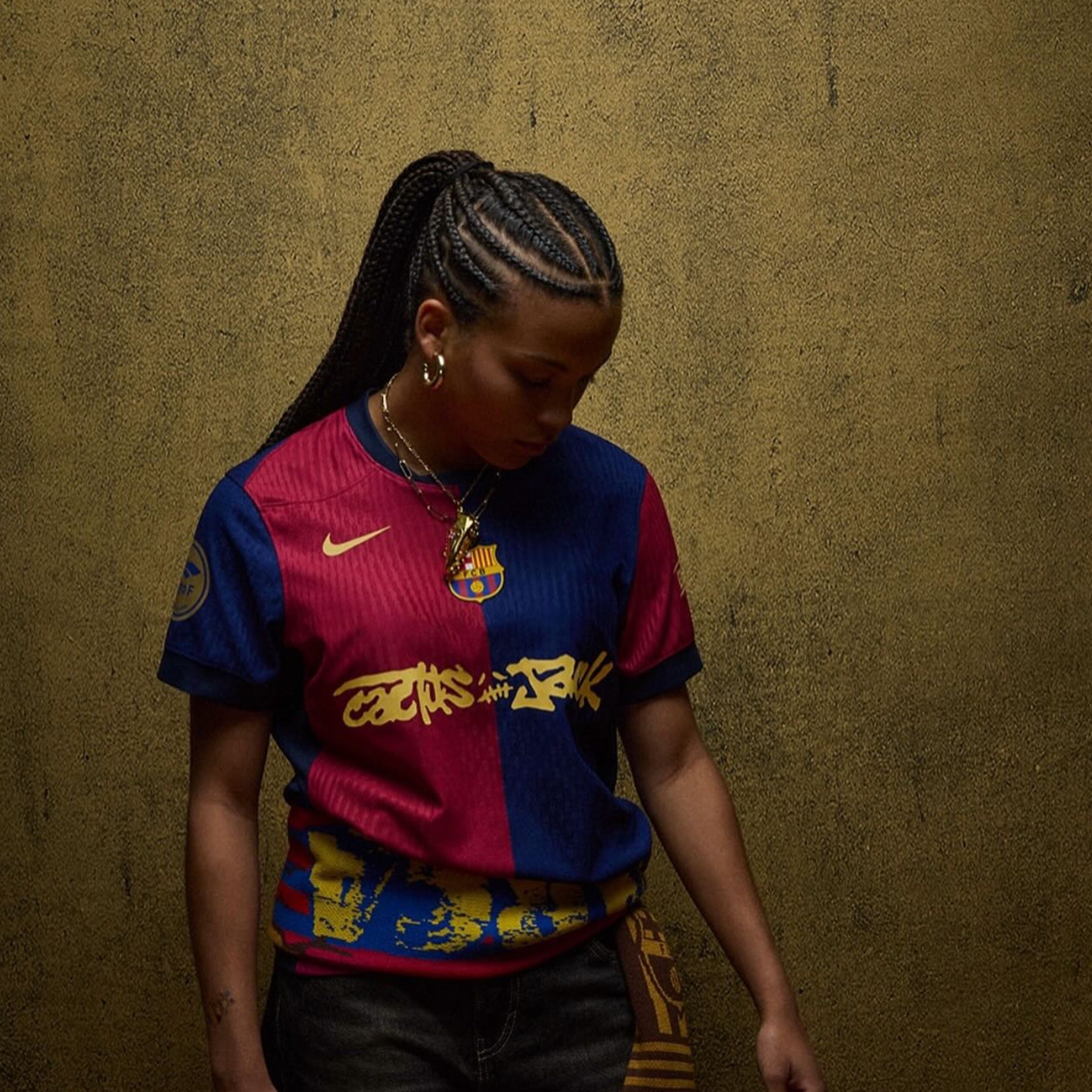 T-shirt authentique Barcelona X Travis Scott pour homme