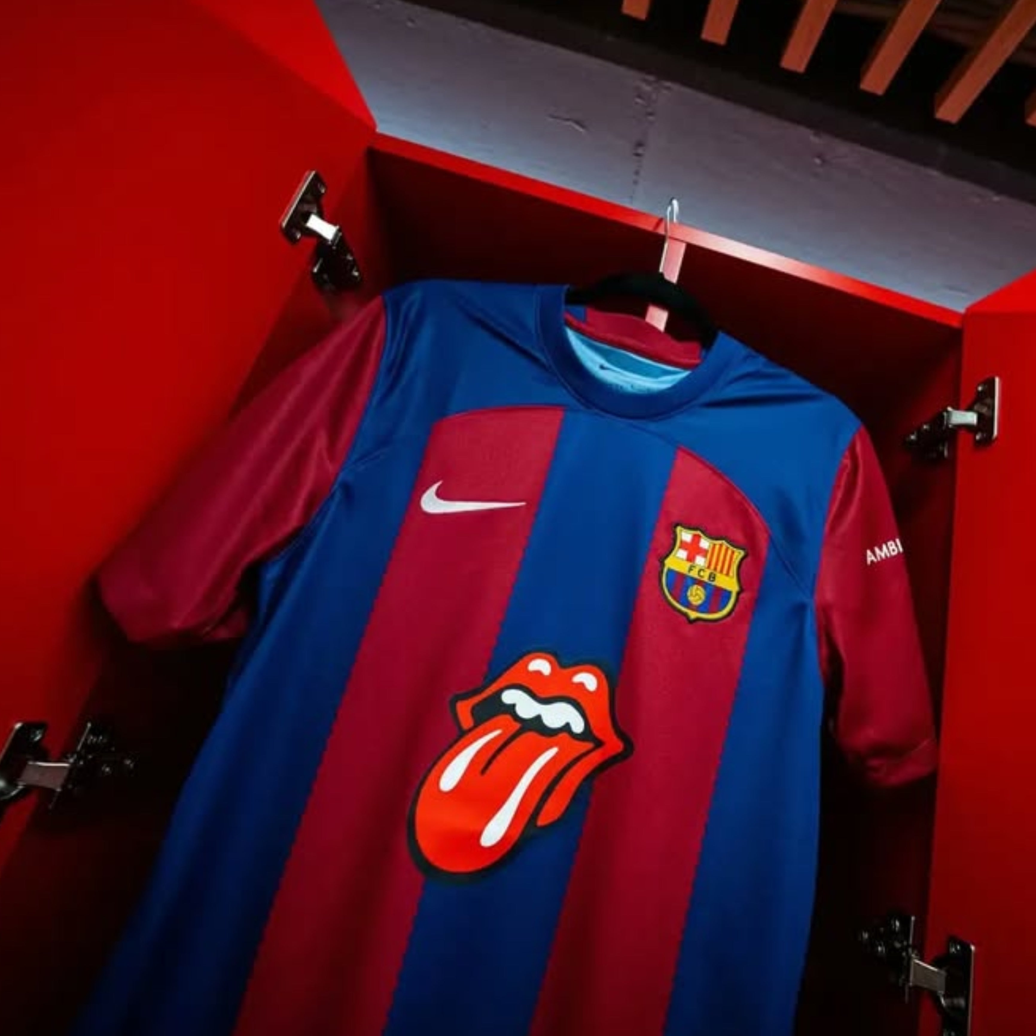 T-shirt authentique Barcelona X Rolling Stones - Homme