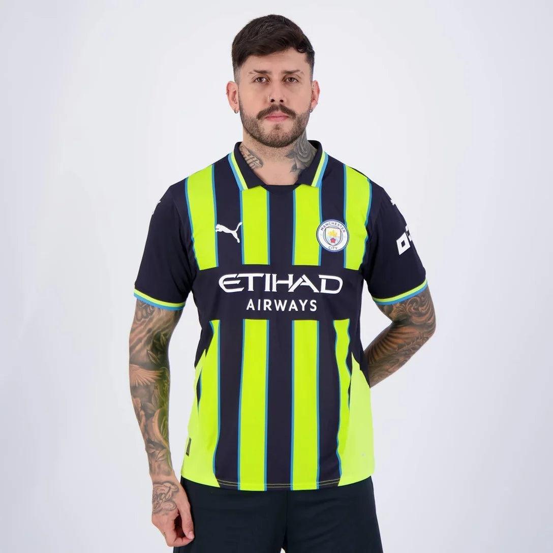 Camisola reserva do Manchester City 2024/25 - Homem