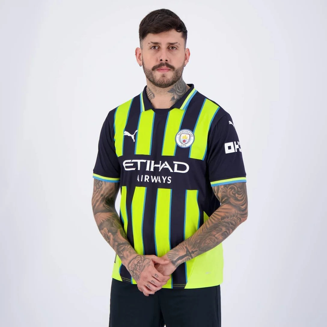 Camisola reserva do Manchester City 2024/25 - Homem