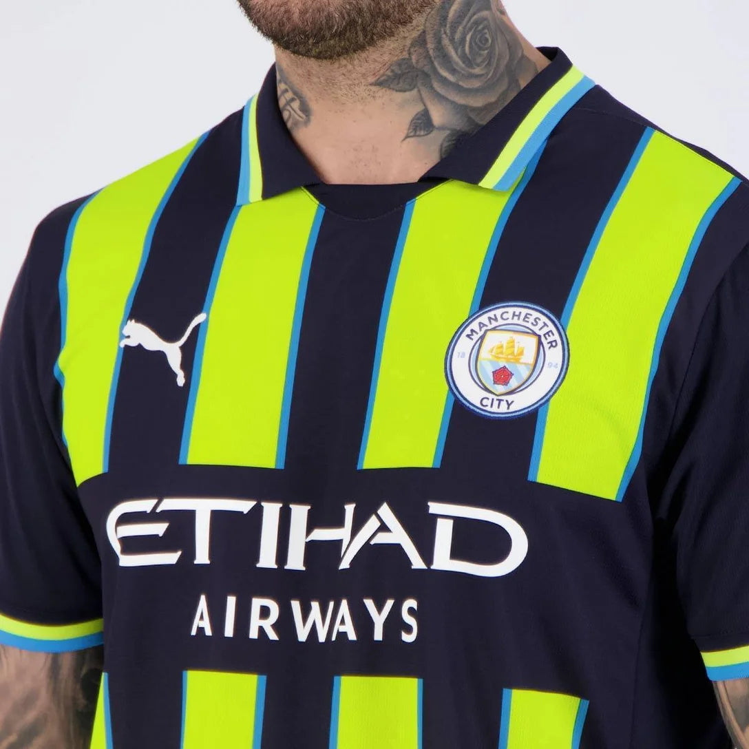Camisola reserva do Manchester City 2024/25 - Homem