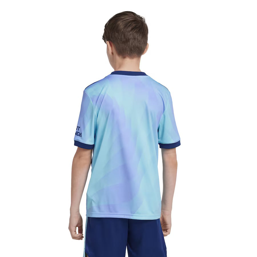 Terceiro equipamento infantil do Arsenal 2024/25